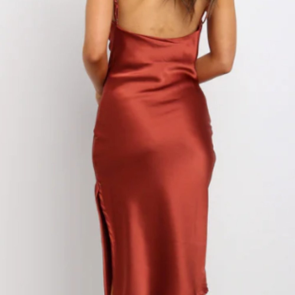 Petal & Pup Cyprus Dress in Rust, size 0 - Picture 4 of 7